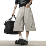 AIDASE  -  Summer American Shorts Trendy Loose Casual Design Curved Knife Seven Quarter Pants Korea Fashion aidase-shop