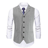 AIDASE  -  Multi Colors Men's Business Suit Vest Fashionable British Retro Checkered Knitted Casual Workwear Tailoring Vest Tops aidase-shop