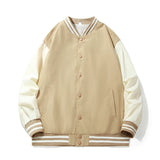 AIDASE  -  New Style Casual Stitching Color Jacket Simple Trend Fashion Classic All-purpose Fabric Comfortable Skinfriendly Wear Resistance