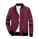 AIDASE  -  Sports Windbreaker Zip Up Coat with Pockets Clothing Spring Autumn Men's Bomber Jacket Casual Lightweight Jacket For Men aidase-shop