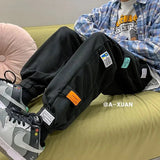 AIDASE  -  Durable Non-Pilling Non-Fading Men's Summer New Workwear Dirt-Resistant Slimming Magic Patch Ankle Pants aidase-shop