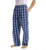 AIDASE  -  Men's Summer Fashion Thin Pants Loose Casual Wide Leg Pants Men Plaid Breathable Soft Comfortable Running Sports Trousers aidase-shop