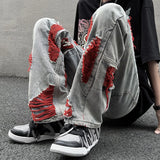 Aidase High Streetwear Mens Jeans Pants Ripped Loose Fashion Denim Hip Hop Harajuku Trousers aidase-shop