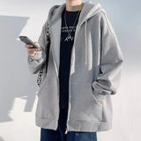 AIDASE  -  Cardigan hoodie jacket for men in spring and autumn new casual fashion brand autumn clothing men's hooded jacket sports jac aidase-shop
