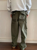 AIDASE  -  New Autumn and Winter Fashion Korean Version Patchwork Retro Workwear Wide Leg Loose and Versatile Handsome Youth Casual Pants aidase-shop