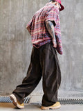 AIDASE  -  Men Streetwear Fashion Hip Hop Loose Casual Oversize Wide Leg Baggy Jeans Bending Knife Denim Pants Cityboy Y2k Harem Trousers aidase-shop