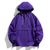 Aidase Spring Autumn Fashion Korean Hooded Jacket Men Casual Overcoat Male Soild Color Pullover Jackets Man Loose Streetwear Outerwear aidase-shop