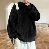 Aidase Harajuku Mens Knitted Sweater Men's Wool Pullovers Autumn Winter Tops Men Casual Clothes Crewneck Sweater aidase-shop