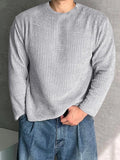 AIDASE  -  Spring And Autumn New 300g Loose Slightly Off Shoulder Long Sleeve Strong Long Sleeve Base Sports Casual Fashion Base Shirt aidase-shop