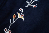 AIDASE  -  Retro Pattern Embroidery Corduroy Vest Coat Men Spring Fashionable Button-up V Neck Waistcoats Mens Casual Sleeveless Cardigans aidase-shop