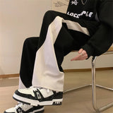 AIDASE  -  American High Street Pants Men Summer Loose Oversized Trousers Casual Versatile Niche High-end Design Wide Leg Straight Pants aidase-shop