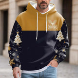 AIDASE  -  Fashion Christmas Print Hoodies Pullover For Men Long Sleeve Casual Warm Sweatshirts Large Sized Work Sport Wears Outdoor aidase-shop