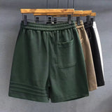 AIDASE  -  Fashion High-end Heavy Sports Casual Shorts Men's Pants Korean Style Summer Loose Five-point Pants American Sweatpants Urban aidase-shop