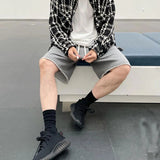 AIDASE  -  Summer Gym Fitness Sports Mens Cotton Shorts Ragged Cutoff Shorts Casual Training Hip Hop Running Loose Basketball Short Pants aidase-shop
