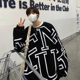 Autumn Y2k Streetwear Oversized Hoodies Men 2023 Harajuku Korean Fashion Loose Sweatshirt Hip Hop Vintage Graphic Fleece Hoodie aidase-shop