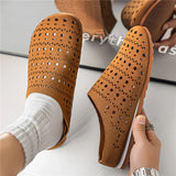 AIDASE  -  Half Slippers Outdoor High Quality Anti-slip Men Leisure Shoes Summer Mesh Breathable Soft Comfortable Flat-bottomed Slippers aidase-shop