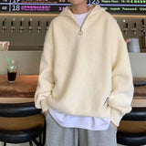 Aidase Hooded Sweater Coat American Vintage Sweater Casual Knitted Sweaters Men Pullover Jumpers Men Fashion Clothing Streetwear Tops aidase-shop