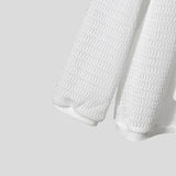 AIDASE  -  Men Sweater Solid V Neck Long Sleeve Hollow Out See Through Male Pullovers Streetwear Loose Fashion Casual Men Clothing aidase-shop