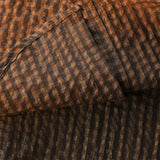 AIDASE  -  Summer Thin Fashion Seersucker Shirts For Men Vintage Short Sleeves Lapel Tops Casual Lazy Style Pleated Plaid Shirt Streetwear aidase-shop