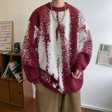 Aidase Winter Sweaters Men Warm Retro Knitted Pullovers Men Oversized Streetwear Loose Long Sleeved Sweaters Mens Jumper Clothes aidase-shop