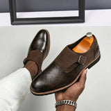 AIDASE  -  Men Business Formal Leather Shoes Men Comfortable Breathable Anti-slip Office Brand Shoes Gentleman Social Shoes Sizes 38-46 aidase-shop