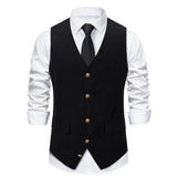AIDASE  -  Mens Fashion Medieval Retro Casual Suit Vest Big Jackets aidase-shop