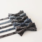 AIDASE  -  12*6CM Luxury Paisley Bow Ties For Men Adult Gray Brown Floral Soft Bowties Wedding Party Groom Formal Butterfly Shirt Accessory aidase-shop