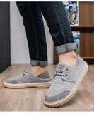 AIDASE  -  Men's Two-Way Wear Driving Shoes Slip-On Beijing Style Casual Fishing Boat Shoes Breathable Low Cut Comfortable All-Season aidase-shop