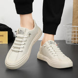AIDASE  -  Men's slip on casual shoes summer new soft-sole breathable outdoor walking shoes fashion students lightweight sports board shoes aidase-shop