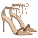 AIDASE  -  Fashion Designer Women's Shoes Sexy Runway Style High Heeled Sandals for Woman Exquisite Rhinestone Casual Shoes Sandalias Mujer aidase-shop