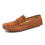 AIDASE  -  Men's Loafers Hot Selling Spring Autumn Men's Suede Leather Shoes for Commuting Massage Sole Flat Bottomed Walking Shoes aidase-shop