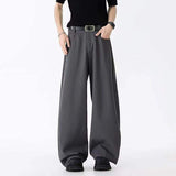 AIDASE  -  American Style Mem's Pants High Street Curved Knife Trousers Summer Fashion Casual Loose Handsome Menswear Tide