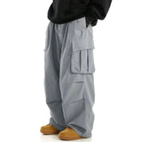 AIDASE  -  Fashion Work Pants Men Casual Wide-Leg Sweatpants Loose Lightweight Cargo Trousers American Style Hiphop Streetwear Pants Male aidase-shop