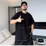 Aidase Men's T-shirt Loose Tops Baggy Oversized Print Male Tees Shirts O Neck Alphabet Cheap Clothes And High Quality Ordinary 5xl Y2k