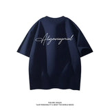 Aidase New Summer Tee Shirt Casual Men Top Tees Letter Print Unisex Short Sleeve T-shirt Daily Clothing T Shirt