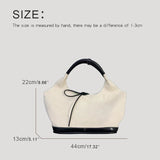 AIDASE  -  Korean Casual Tote Bags For Women Luxury Designer Handbags Purses New In Canvas PU Large Capacity Top Handle Cloth Shoulder aidase-shop