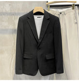 AIDASE  -  Casual Suit Jacket for Men in Spring and Autumn Slim and Free of Ironing Light Mature Style Handsome aidase-shop
