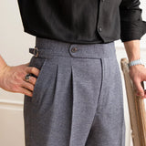 Aidase Ropa Hombre Casual Club Gray Short Pant Men Suit Short Mens Short Men Pantalones Homme Summer Thin High Waist Shorts British aidase-shop