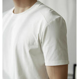 AIDASE  -  Men's Airflow Crew Neck Tee - Relaxed Fit in Classic White & Multi-Tones | Breathable Cotton for Effortless Urban Styling M-4XL aidase-shop