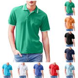AIDASE  -  Simple And Generous Mens Solid Color Tshirt Comfort Classic Fit Men'S Long Sleeve Shirt roupas masculinas aidase-shop