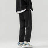 Aidase Solid Color Suit Pants Men Fashion Society Mens Dress Pants Korean Loose Straight Wide Leg Pants Mens Office Formal Trousers aidase-shop