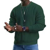 Trendy  Men Autumn Top Simple Style O Neck Men Autumn Top Pullover Streetwear Autumn Sweater Male Clothes aidase-shop