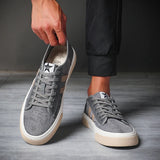 AIDASE  -  New Men's Breathable Canvas Mesh Shoes Korean Version Trend High Quality Board Casual Lace Up Comfortable Sneakers Shoes SS25631 aidase-shop