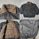 Lamb Coat Men's Winter Velvet Thickened Short Autumn High Street Jacket Turndown Colllar Long Sleeves Zipper Pockets Jackets