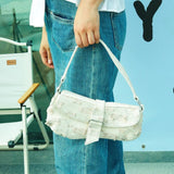 AIDASE  -  Fashion Vintage Shoulder Armpit Bag Women Handbag Casual Denim Female Purse Flap Small Willow Nail Street Y2K Lady aidase-shop