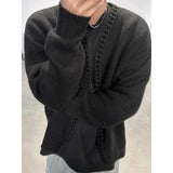 AIDASE  -  Sweater Cardigan Men's Spring Autumn Korean Style Fashionable Casual Versatile Knitted Jacket aidase-shop