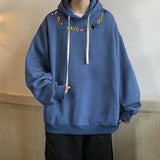 AIDASE  -  Autumn Colourful Letter Print Sweatshirt Fashion American Street Hooded Long Sleeve Trend Loose Pullover Top Men Women Clothing aidase-shop