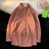 AIDASE  -  Spring Summer Men's Shirt Trendy Literary Stylish Loose Fit Versatile Long Sleeve Shirt aidase-shop