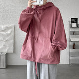Aidase Men's Hoodies Korean Fashion Harajuku Oversized Pullover Hip Hop Long Sleeve Hooded Sweatshirts Streetwear Woman Pink Black Top aidase-shop