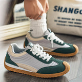 AIDASE  -  New Men Retro Color Matching German Training Shoes, Breathable Soft Bottom Lightweight Casual Sports Footwear aidase-shop